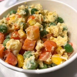 幼児食にも！野菜入り炒り卵